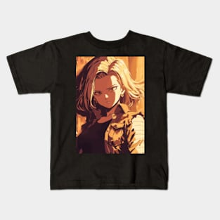 Android 18 Fanart Kids T-Shirt